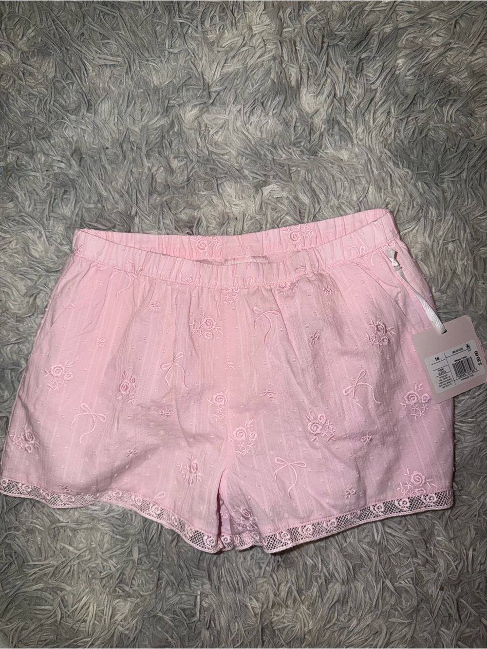 loveshackfancy x target size 16(xxl)kids shorts